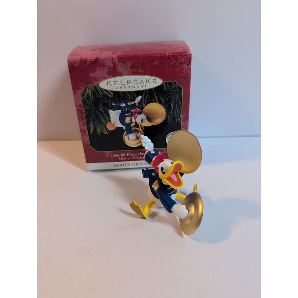 Disney Hallmark Donald Plays the Symbols 1999 Vintage Ornament